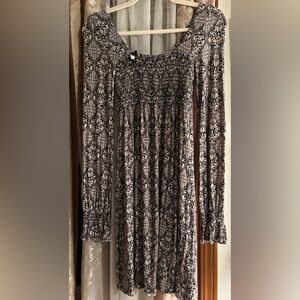 Guess dress, size small, brown and tan